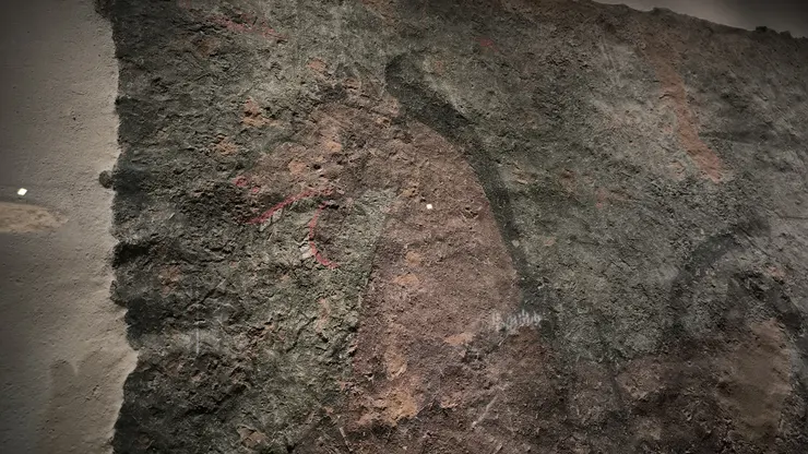 圖27 <<車馬出行圖>> 新莽-東漢(公元9-220年) 2003年定邊郝灘四十里鋪東漢墓群 局部/攝影©XIAN-YI 2023