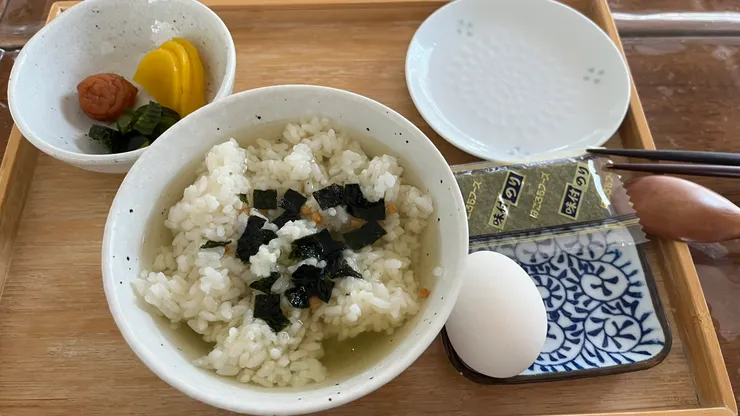 很難得能在日本吃到這麼日式的早餐。