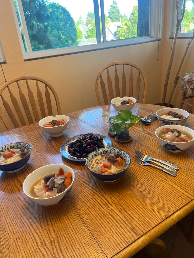 ▲我煮的牛肉麵