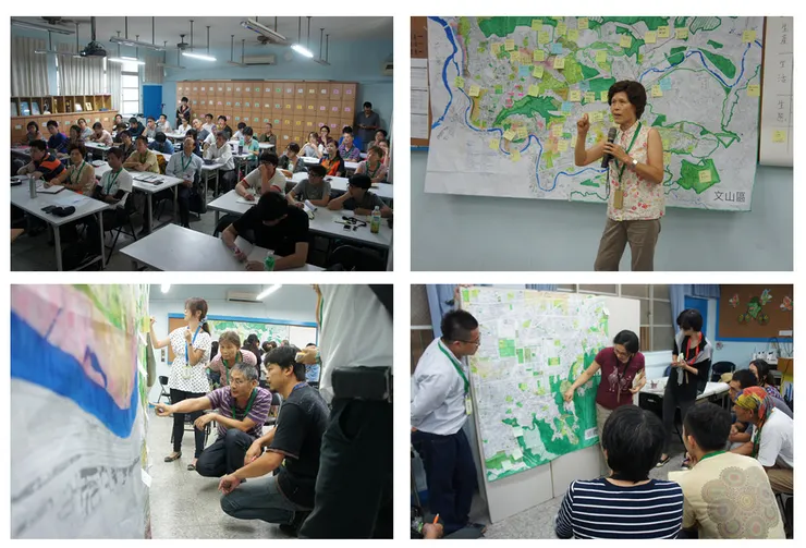 「建構都市里山學」工作坊（圖片來源：依山小綠洲公開資料集）