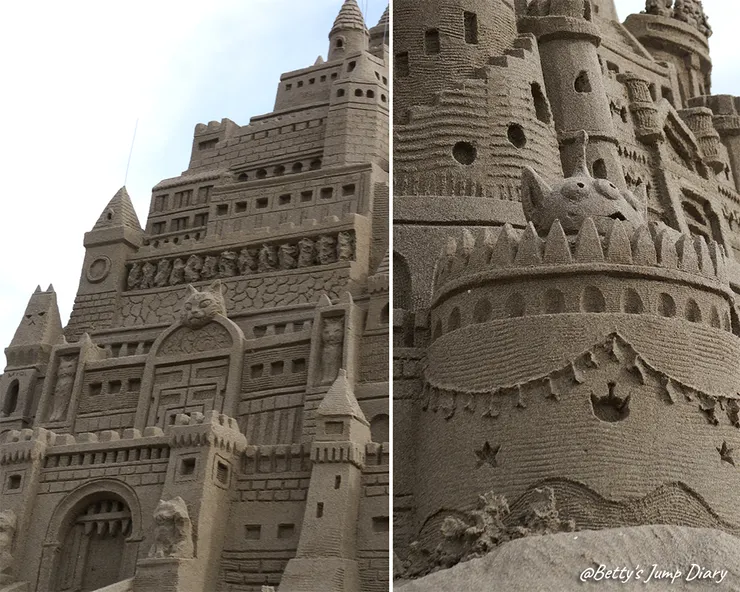 ▲2025苗栗「通霄沙雕藝術節」逍遙沙城/圖片來源：Betty's Jump Diary