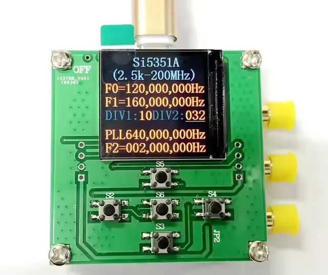 2.5k–200MHz 的 Si5351 時脈／訊號產生模組
