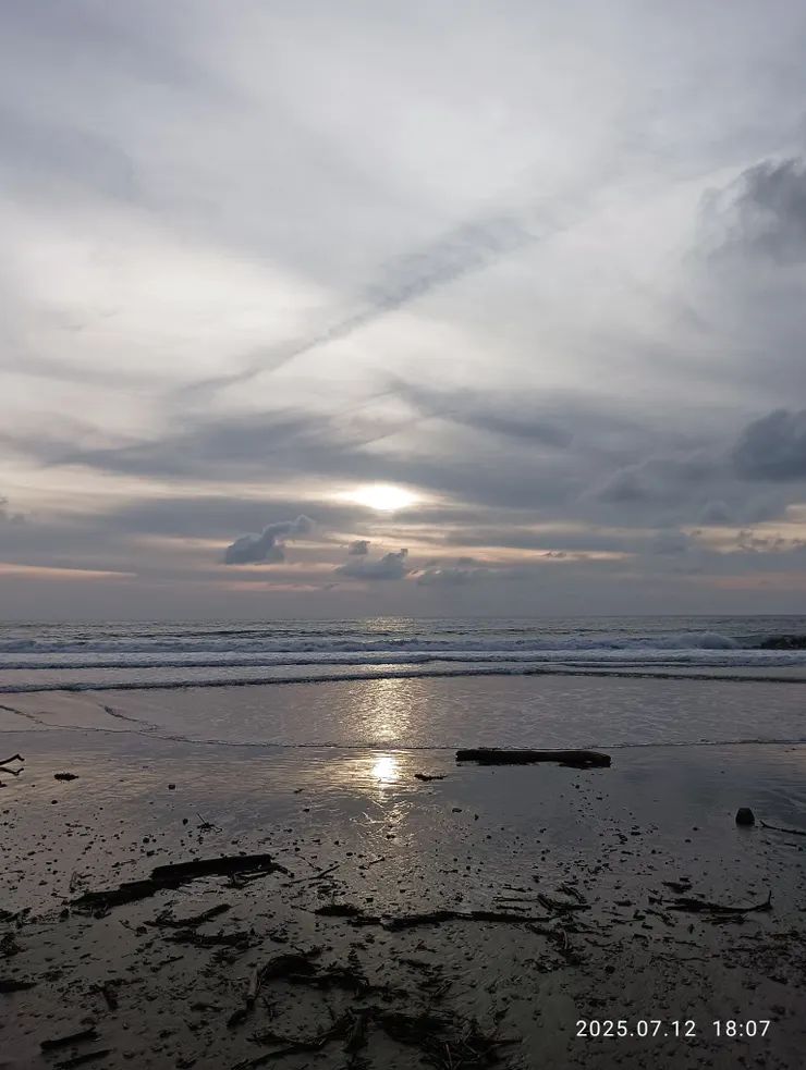 車城海濱，自拍攝