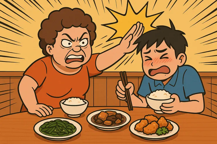 「這臭小子！你媽媽是有多恰北北？」