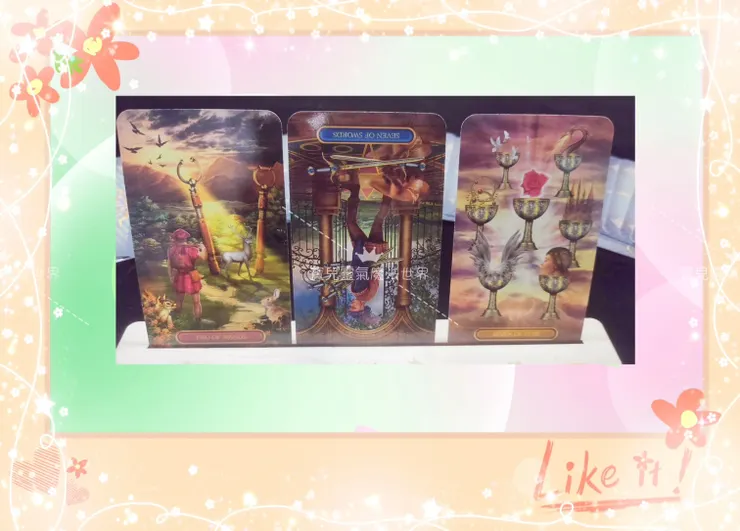 以上圖片只是示意圖---並非個案抽取的牌卡