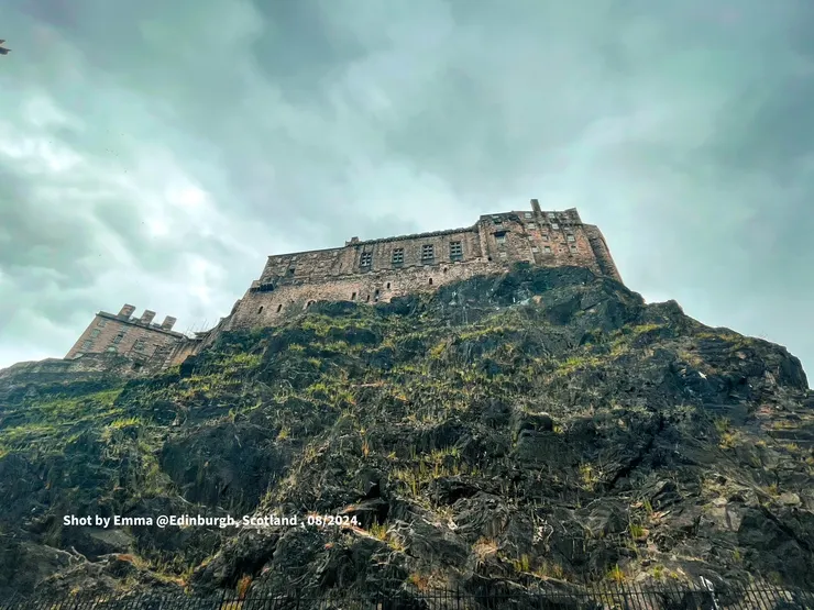 Edinburgh castle shot by Emma@Edinburgh,Scotland .08/2024.