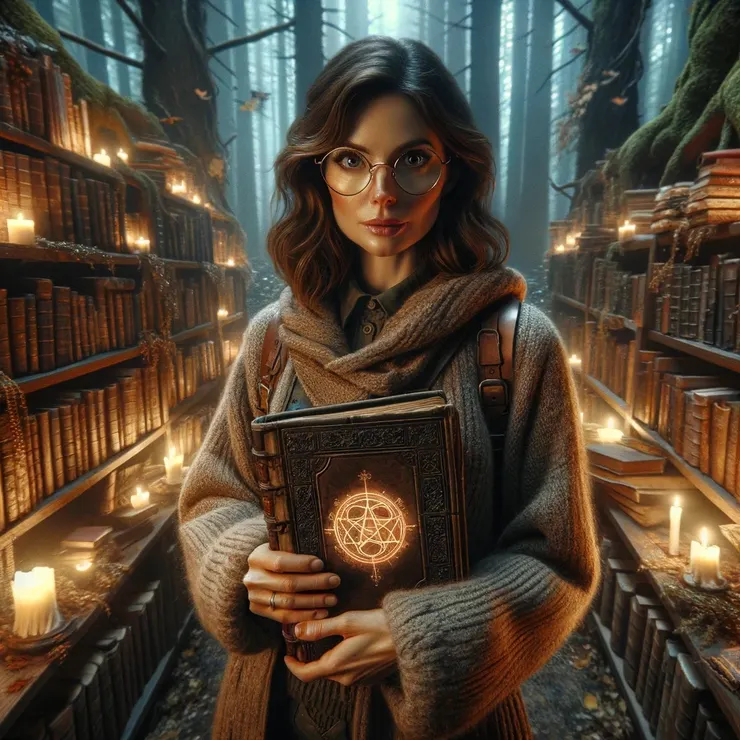 One autumn evening, as the wind howled outside, Jane stumbled upon an old, dusty book tucked away in the farthest corner of the library.