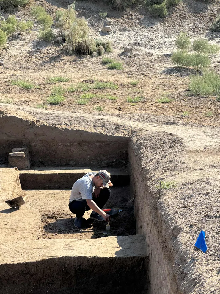 第一次看到考古現場