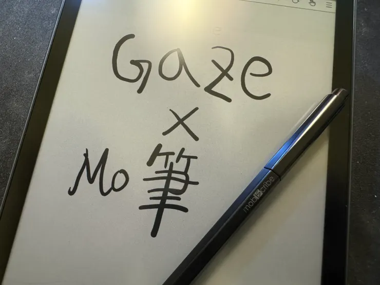 Mobiscribe 隨附的筆