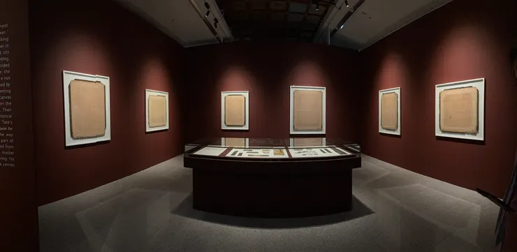 這系列作,是用現成物作畫,就跟杜象的藝術品一樣的概念