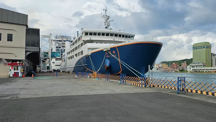 新臺馬輪與基隆長榮桂冠酒店!