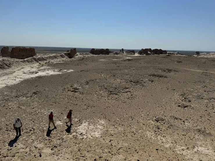 終於進入  Ayoz Qalʼa，明顯面積比前2座古堡大