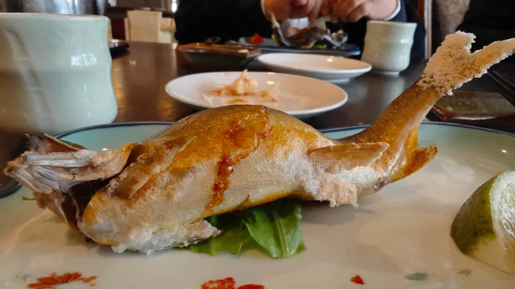 烤香魚讓我比較驚驗