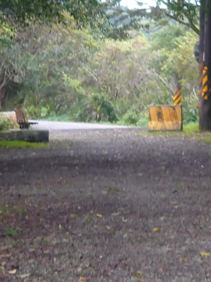 回頭看我切進去的路口基金1路208巷，從砲台下來走大約5分鐘