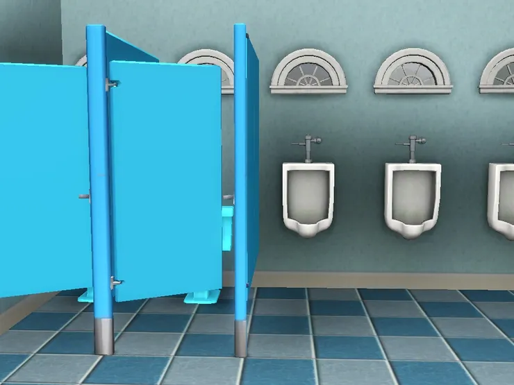 男廁也有廁格，總有人需要嘛。