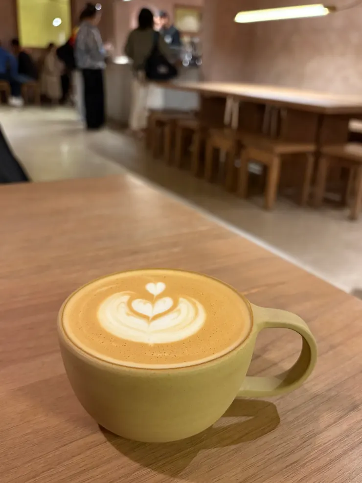喝到超級好喝的拿鐵，好感動！