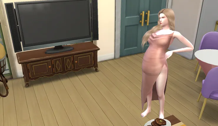 這胎好像特別大...