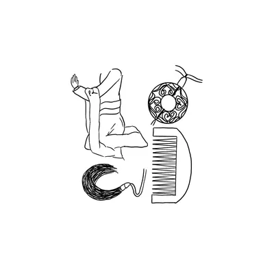 猜一字~原本想做正經的標準字，但畫到最後變得很抽象