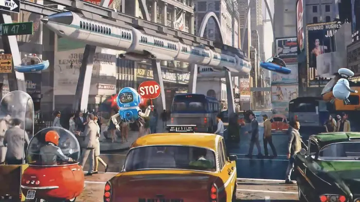 傳說中是【驚奇4超人：第一步】的原始概念設計圖