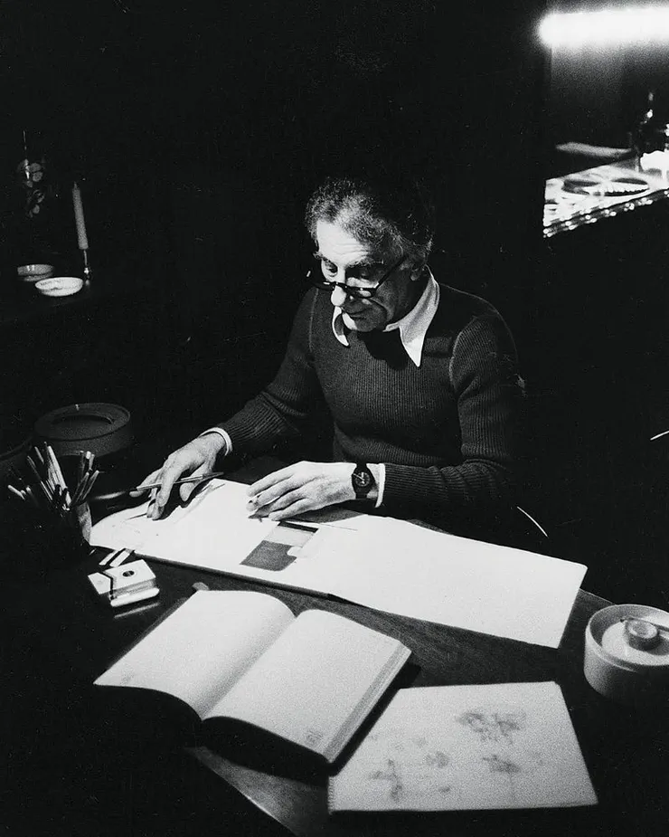 Gianfranco Frattini 本尊。 Courtesy：Studio Archivio Gianfranco Frattini