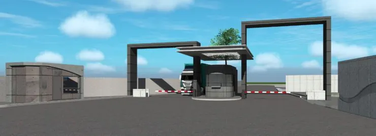 方案四、出現這種有金屬水平版簍空的設計，左邊會客室改造型