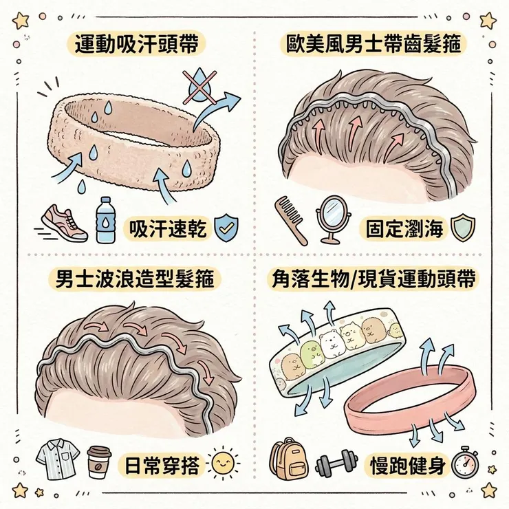 【運動頭帶推薦】2026 跑步止汗怎麼挑💦 Dcard、Threads 常比 5 款吸汗髮帶與男生髮箍