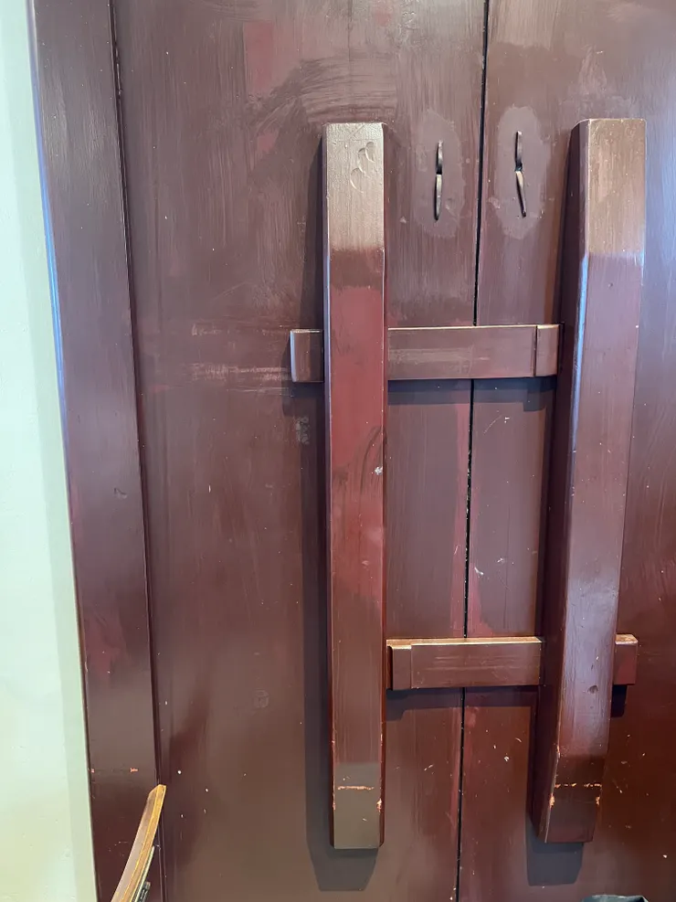 很有味道的木門