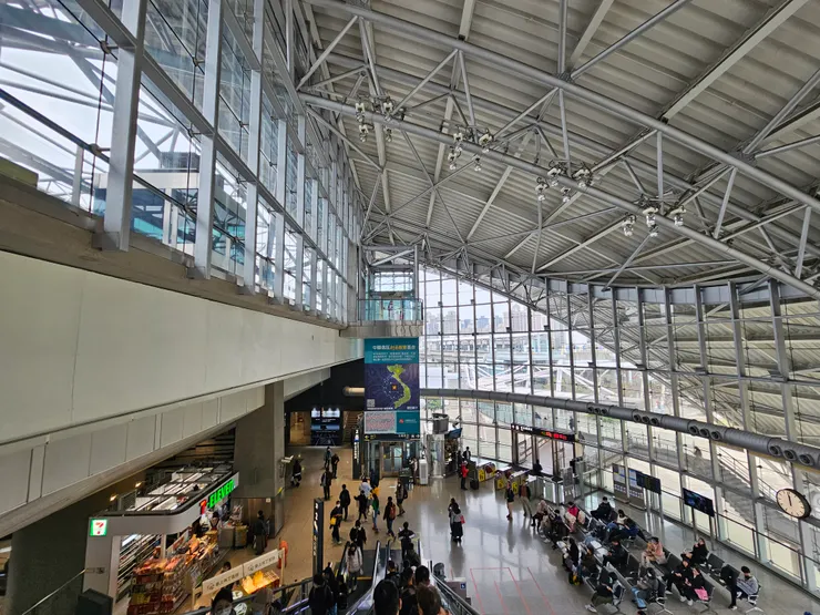 到達新竹高鐵站