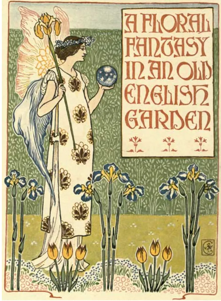A Floral Fantasy in an Old English Garden 1899
