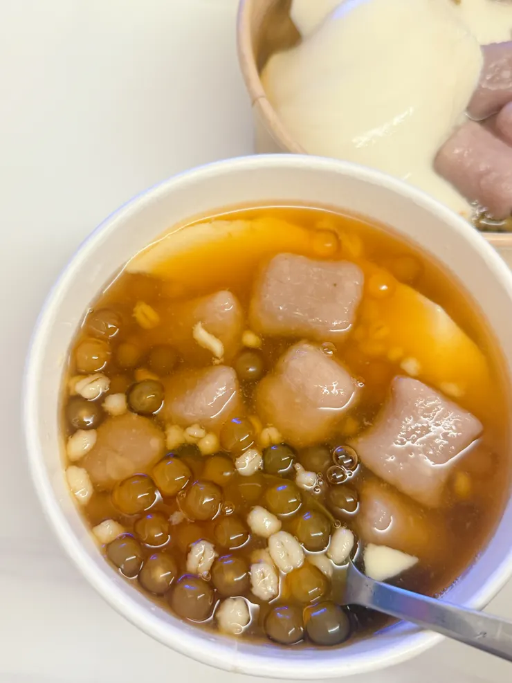 阿爸的芋圓 芋圓綜合豆花 $70