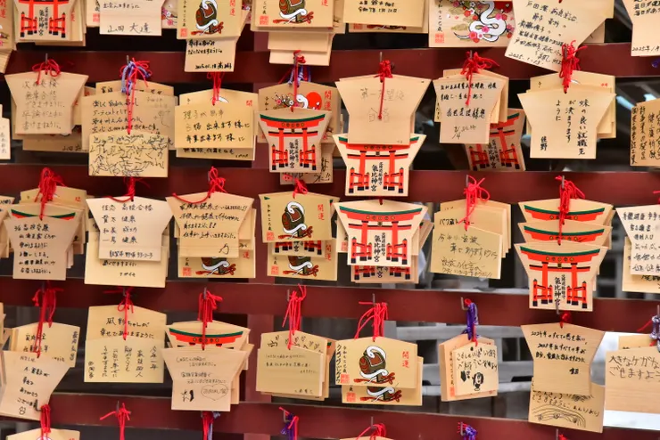 神宮的繪馬也都以大鳥居作為意象
