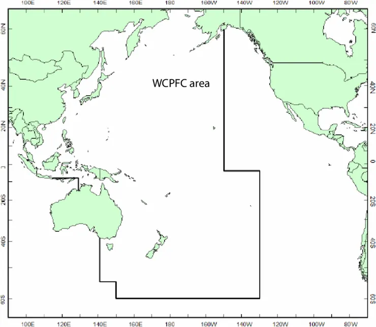圖二: WCFO (中西太平洋) 海域範圍