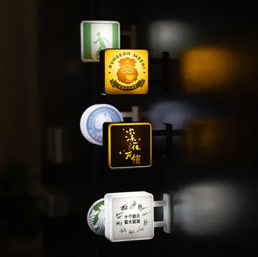 60BA-0071 (磁鐵冰箱貼) 客製燈箱磁鐵-招牌冰箱貼