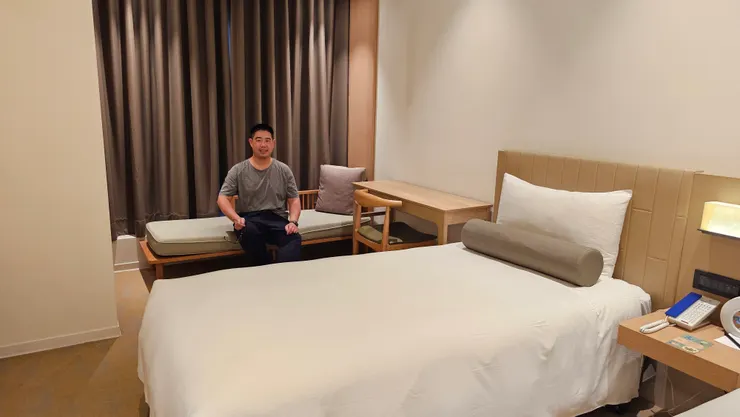 這是暑假我和儒儒去住的台北凱達大飯店!