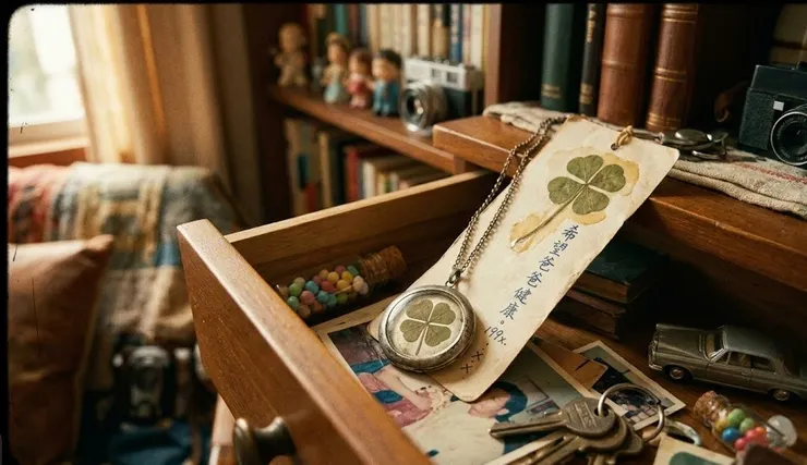 四葉草書籤 (AI示意圖)。