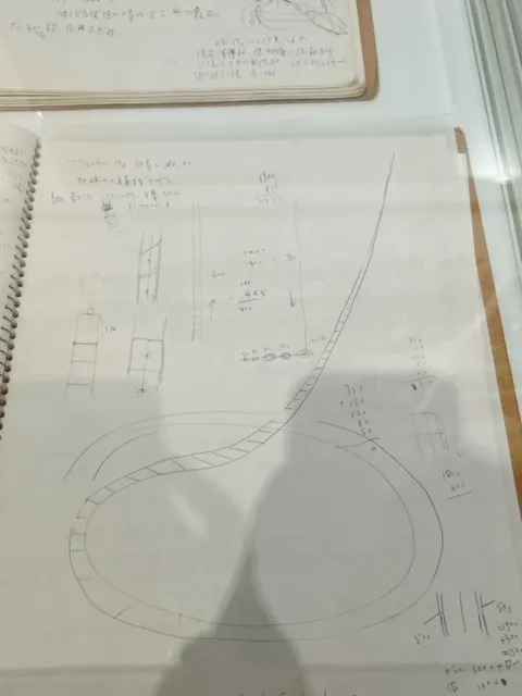 天梯的創作靈感手稿