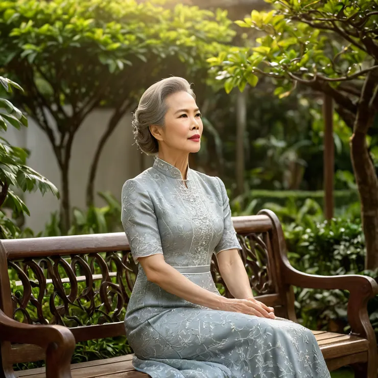 AI生成七十歲女子