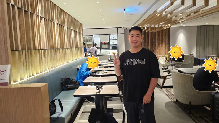 第一航廈國泰航空貴賓室旁邊的這間環亞貴賓室比較小沒有淋浴間!