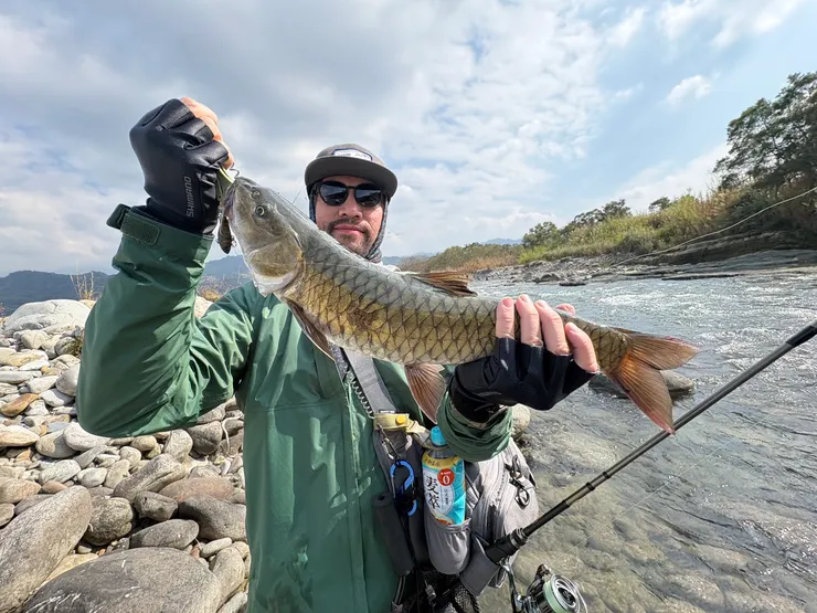 今天只有釣到三隻，但是夠了啊！！