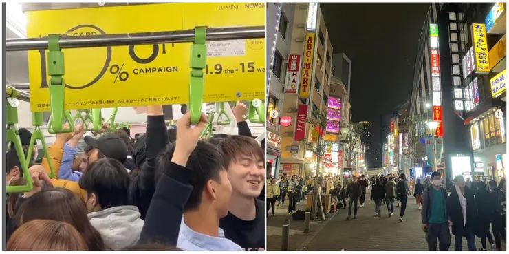 夜間爆炸的山手線&吵吵鬧鬧的大眾酒場