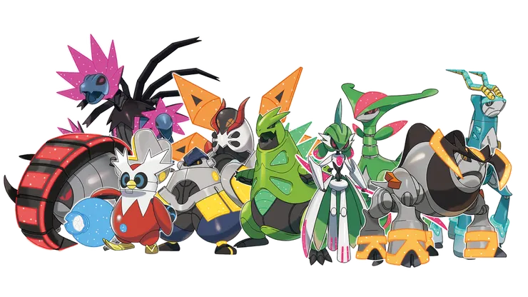 鐵轍跡、鐵包袱、鐵臂膀、鐵脖頸、鐵毒蛾、鐵荊棘、鐵武者、鐵斑葉、鐵磐岩及鐵頭殼