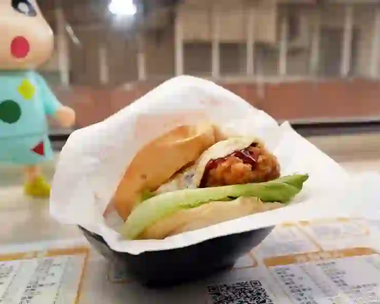 韓式炸雞漢堡