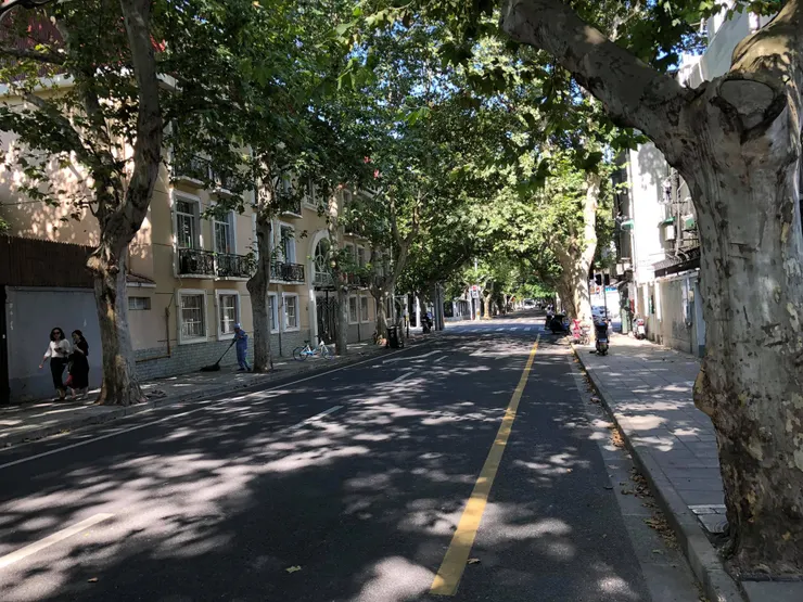 上海昔日租界區街道