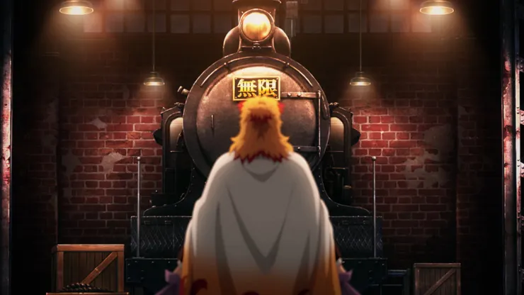 第一次看到無限列車的杏壽郎