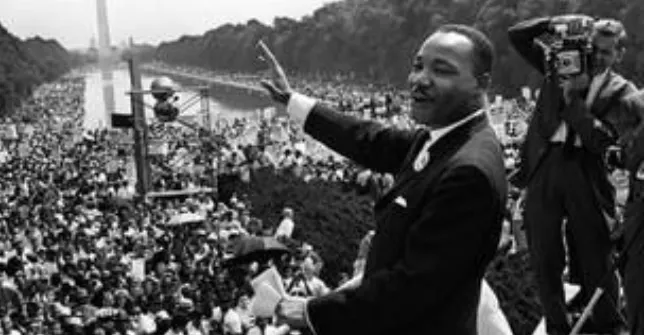 金恩博士發表『我有一個夢』演說