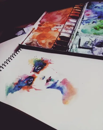 水彩是一直在練習的媒彩