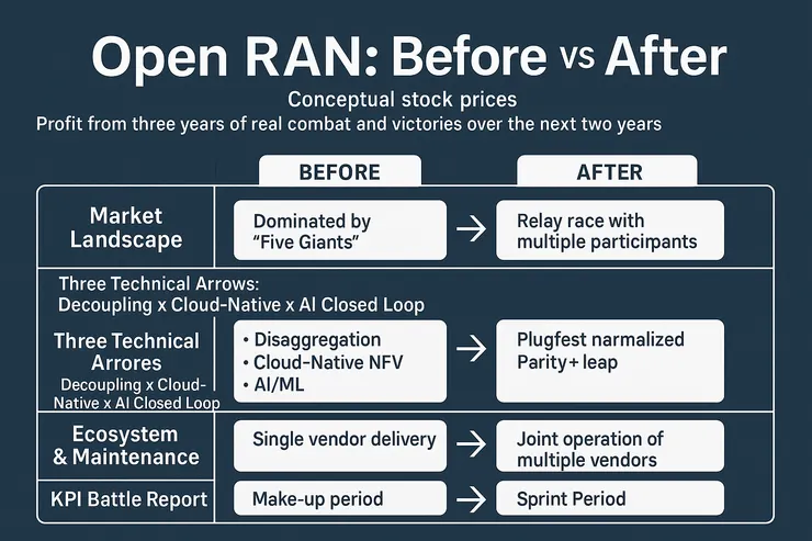 Open RAN 不再只是概念，而是正在進入規模化與成熟運作的關鍵階段。