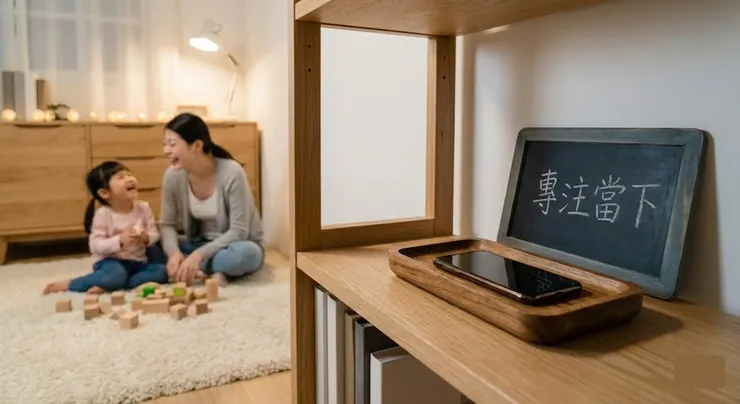 放下手機,才是高品質親子 陪伴的開始。