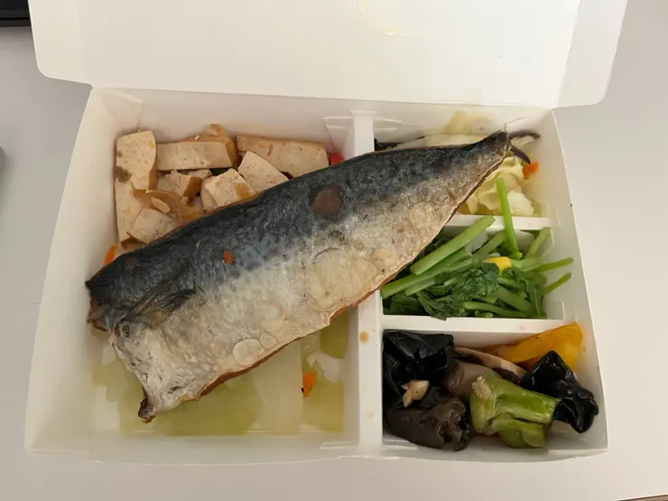 鯖魚便當不飯。