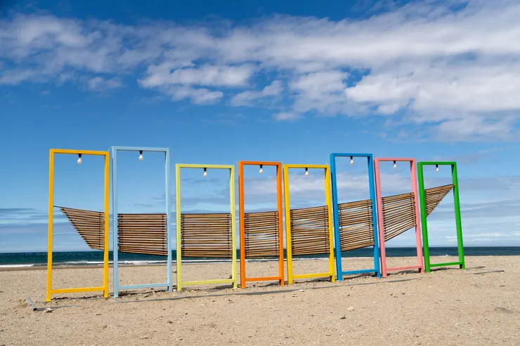 2024 落山風藝術季，作品「有海的夢」